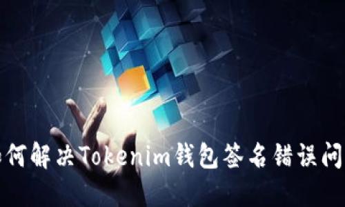 如何解决Tokenim钱包签名错误问题
