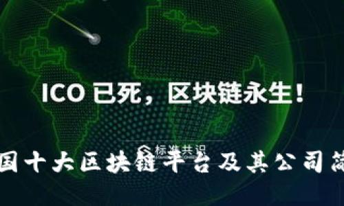 中国十大区块链平台及其公司简介
