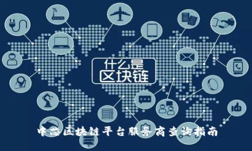 中芯区块链平台服务商查询指南